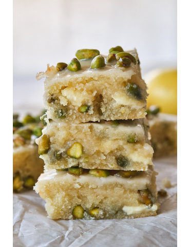 Blondies  Pistacho y limón